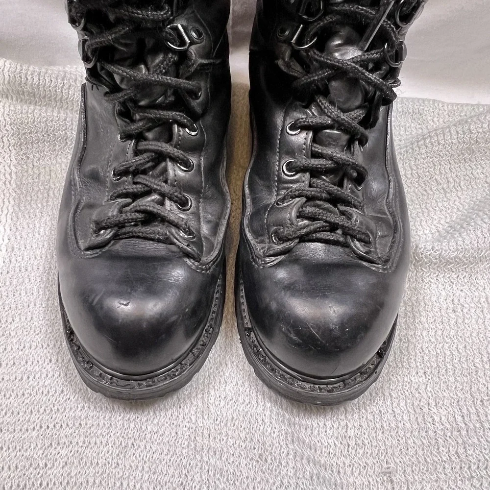 MATTERHORN 1950 Vintage Womens 8 M Gore-Tex Vibram Thisulate Black Leather Boots